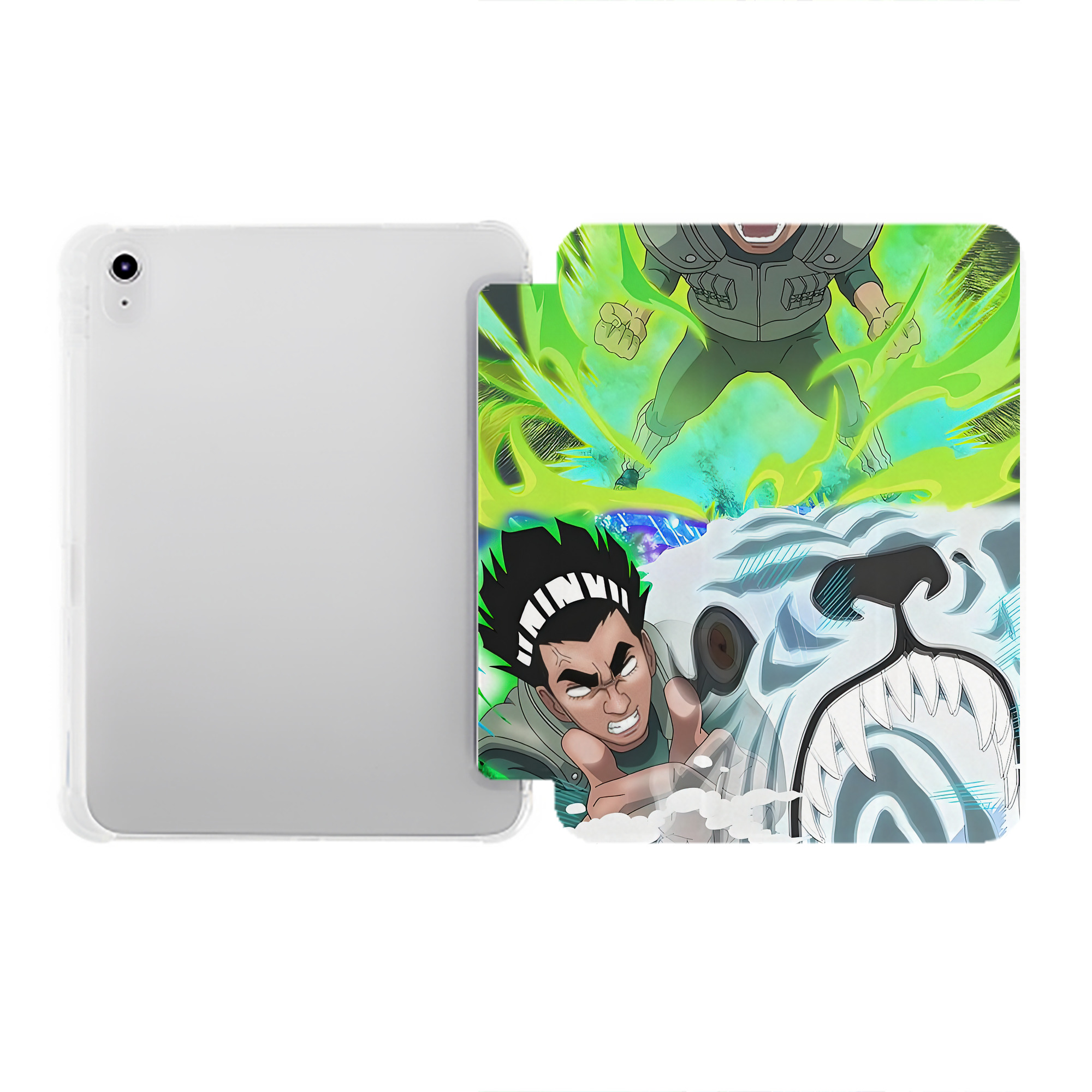 （画像用） NARUTO -ナルト- NARUTO -ナルト- 疾風伝 IPad ケース ペン収納付き 三つ折りスタンド PUレザー×シリコン 対応機種9.5/10.5/10.9インチ